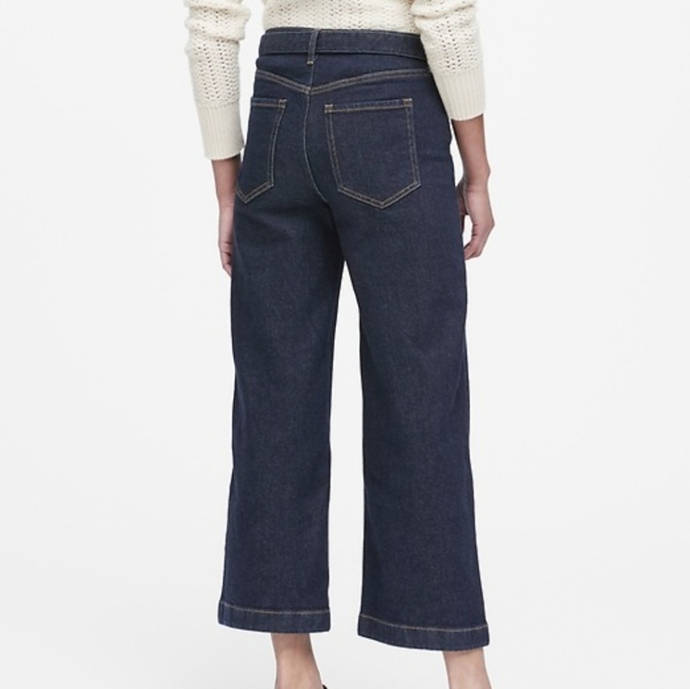 Banana Republic Dark Blue Ankle Jeans